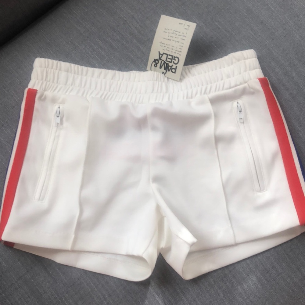 Shorts by Pam&Gela off white with red and blue